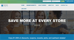 Desktop Screenshot of instantsavingsclub.com